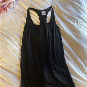 Black Sleeveless Racerback swim suit cover